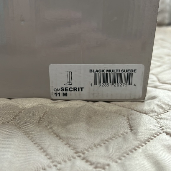 NWT Marc Fisher Black Suede Boots - Picture 4 of 10